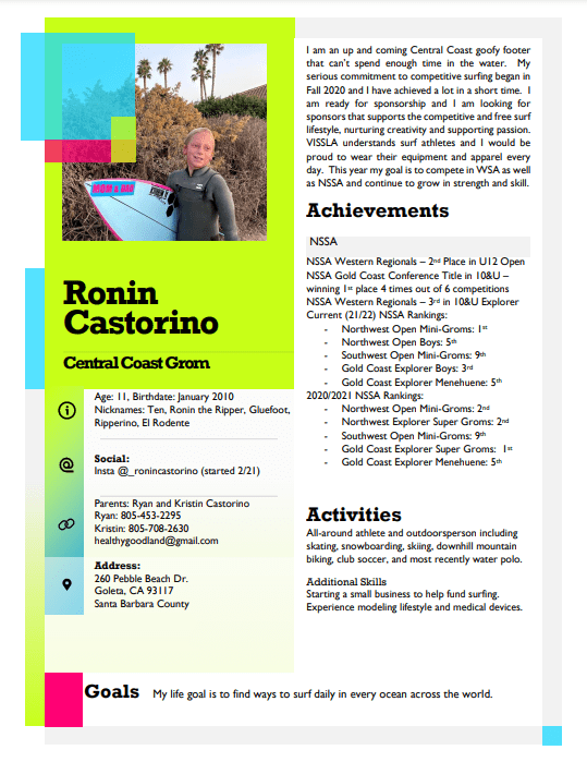 Ronin Resume